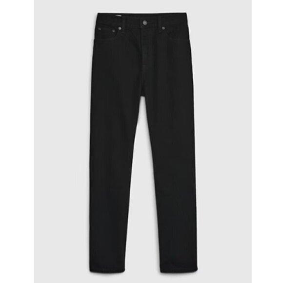 GAP 90\'s High Rise Cheeky Straight Black Jean Size 30/10 PETITE #728787 MSRP $80